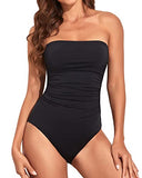 Strapless Tummy Control One-Piece Swimsuit for Women