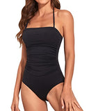 Strapless Tummy Control One-Piece Swimsuit for Women