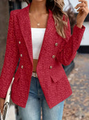 Chic Double-Breasted Blazer for Sophisticated Style
