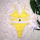 Chic Women's Triangle Bikini Set with Adjustable Straps