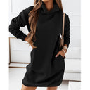 Chic Long Sleeve Hooded Dress for All Occasions