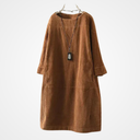 Vintage Corduroy Dress for Effortless Style