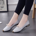 Chic Slippers with Shimmering Upper and Pearl Accents