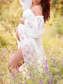 Chic Maternity Chaps & Maxi Dress Set for Photoshoots