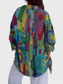 Rose™ | Chic Geometric Pattern Top for All Occasions