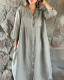 Women’s Flowing Maxi Dress in Lightweight Fabric