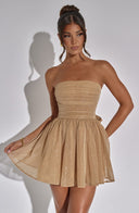 Chic Glittering Gold Dress for Any Occasion
