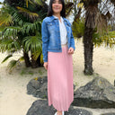Chic Pleated Maxi Skirt for Any Occasion