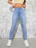 Trendy High-Waisted Skinny Jeans for Women