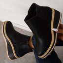 Chic Ankle Boot with Side Zipper