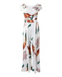Botanical Print Jumpsuit Dress for Effortless Style
