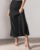 Silk Midi Skirt for Chic Styling