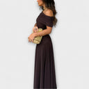 Toledo One-Shoulder Mesh Maxi Dress for Summer Events