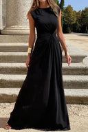 Chic Women's Long Sleeve V-Neck Maxi Dress