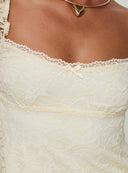 Chic Women's Lace Top with Intricate Design
