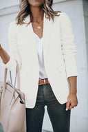 Chic Solid Color Blazer for All Occasions