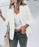 Chic Solid Color Blazer for All Occasions