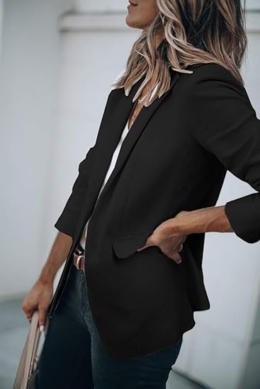 Chic Solid Color Blazer for All Occasions