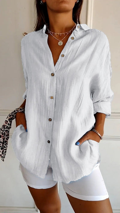 Radiant Elegance Chiffon Blouse for Women