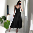 Chic Maxi Dress with Sleek Straps