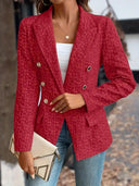 Chic Double-Breasted Blazer for Sophisticated Style