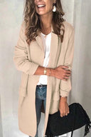Chic Solid Color Long Sleeve Blazer