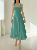Organic Bamboo Midi Dress for Effortless Style