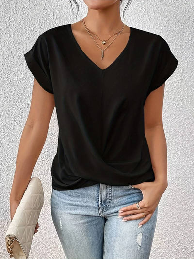 Stylish Short Sleeve Top Crafted from Quality Fabric