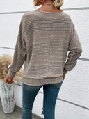 Chic Batwing Sleeve Blouse with Round Neck