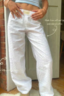Striped Elastic Waist Pants for Effortless Style