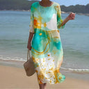 Floral Dress Designed for Concealed Comfort