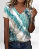 Gradient Print T-Shirt for Chic Style