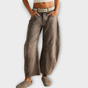 Chic Relaxed-Fit Denim Trousers
