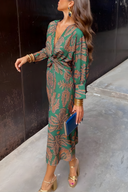 Knot Front V-Neck Maxi Dress for All Occasions