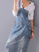 Chic Denim Overall Dress for Everyday Style