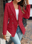 Chic Double-Breasted Blazer for Sophisticated Style
