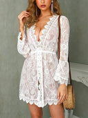 Alluring Lace Mini Dress for Night Out