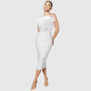 Chic Feather Tube Dress for Sophisticated Style