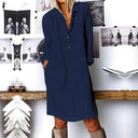 Chic Long Sleeve Shirt Dress for Stylish Wear