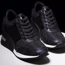 Stylish Wedge Heel Sneakers for Trendy Fashion