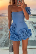 Chic Floral Print Mini Dress