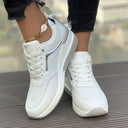 Chic Solid Color Women's Sneakers for Daily Wear