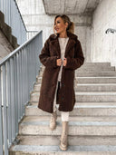 Emma - Soft Velvet Trench Coat for All Occasions
