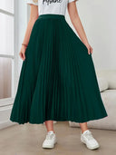 Chic Pleated Maxi Skirt for Everyday Wear