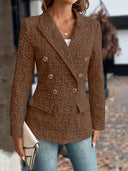 Chic Double-Breasted Blazer for Sophisticated Style
