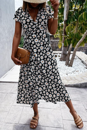 Daisy Pattern Midi Dress for Every Occasion