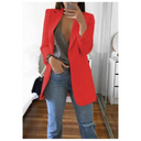 Chic Women's Long Blazer Jacket