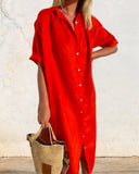Chic Cotton Shirt Dress for Everyday Style