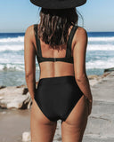 High-Waisted Bikini Set for Stylish Beach Days