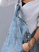 Chic Denim Overall Dress for Everyday Style